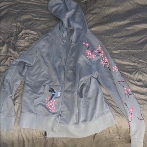 Lucky brand gray cherry blossom jacket